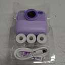 Kids Instant Digital Cameras for Boys and Girls, 1080P HD Dual-Lens Selfie Digital Camera with Print Paper & 32G Card, Christmas Birthday Gifts Toys for Toddler and Teenagers Age 3-16 Years Old (Purple)