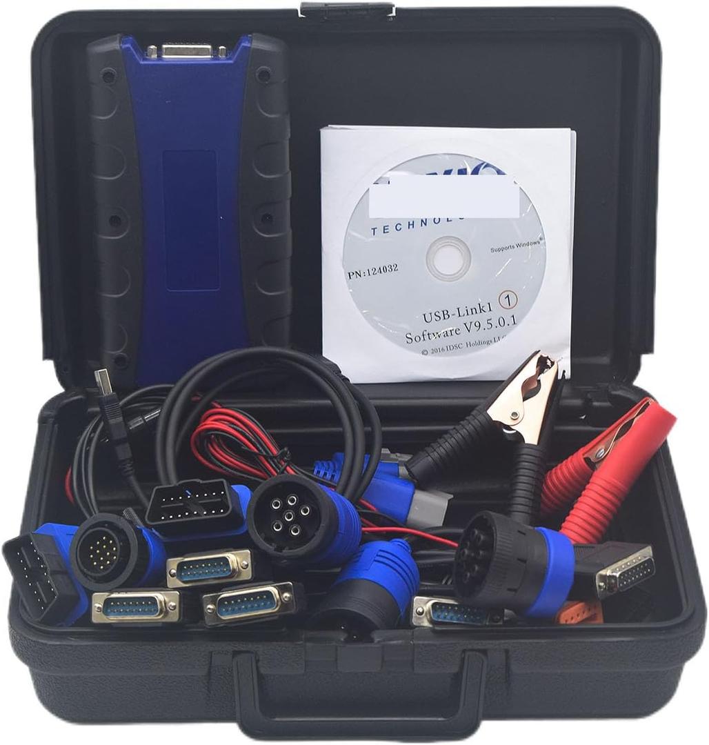 Truck Diagnostic Tool Latest Versions for NEXIq 2 USB Link Truck Diagnostic Tool USB Diesel Truck Diagnostic OBD Troubleshooter Tool NEXI Q2 (Nexiq Full chip）)
