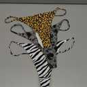 Aogda Thong for Women Cotton Underwear Low Rise Panties Woman G-String Thongs, No Size
