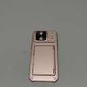 BXYJY for iPhone 17 Pro Max Case Wallet with Screen Protector (Tempered Glass), Slide Camera Cover, Card Holder (4-5 Cards), Military Grade Heavy Duty Men Women Case for iPhone 17Pro Max, Rose Gold