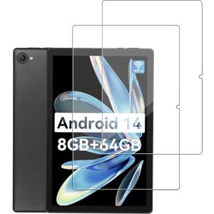 [2 Pack] Screen Protector for HiGrace Tablet 10 Inch Android 14 2024 - Tempered Glass Film Compatible With HiGrace 10" WiFi 6 - Anti-Scratch Sensitive Dropproof