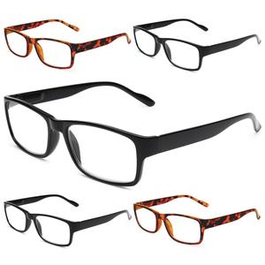 Gaoye Professional Reading Glasses for All Day - Computer Readers with Blue Light Protection - Value Pack +0.50