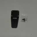 Mid Ride UBL, Universal Belt Loop Adapter with 2" Belt Slot, 3-Hole Pattern, Attachment for Duty Holster, Plain Black Finish,One Size