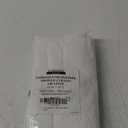 Barossa Design Soft Light-Weight Microfiber Fabric Shower Liner or Curtain, Hotel Quality, Machine Washable, Water Repellent, White, 70 x 72 inches