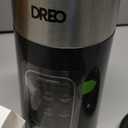 DREO Milk Frother, 8-in-1 Electric Stainless Steel Frother for Latte Art Microfoam and Coffee, 9oz/270ml Warm and Cold Foam Automatic Frothers, LED, Easy to Clean (Midnight Black)