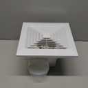 FEITON 90 CFM Bathroom Fan Exhaust Fan Ceiling Mount, 25W, 110V, 0.95 Sones, Square Quiet Ventilation, 4-in Duct, 8" x 8" Mounting Hole