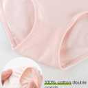 Adorel Teen Girls Underwear Cotton Panties Briefs Solid Color Pack of 8 (M)