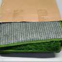 Dog Potty for Indoor or Porch with Foldable Silicone Stand Tray Large, 35 x 25 Inch Dog Grass Pad for Puppy Training, Reusable Artificial Grass Pee Pad, Indoor Outdoor Pet Toilet for Small Medium Dogs