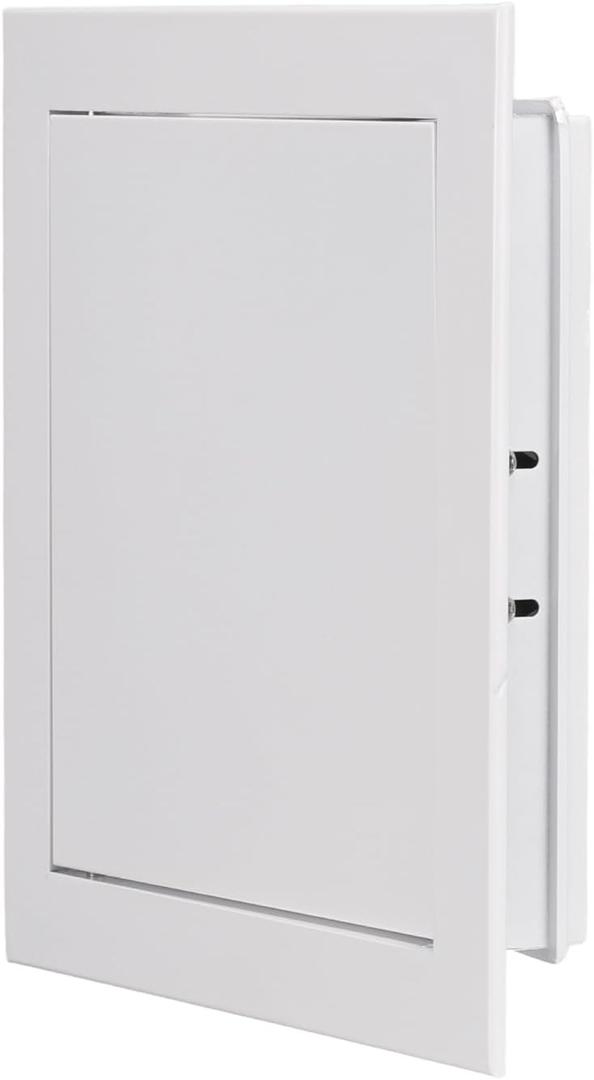 PATIKIL Drywall Access Panel 15x15 Inch, Aluminum Frame Wall Hole Cover Plumbing Access Doors with Click Open/Close Mechanism for Wall Ceiling, White