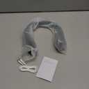 JISULIFE Portable Neck Fan, Hands Free Bladeless Fan, 5 Speeds, 4000 mAh Battery Operated Wearable Personal Fan, Twistable, Rechargeable, Gift for Women Men-Dark Green