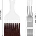 Boao Air Conditioner Condenser Fin Comb, Fin Cleaning Brush Air Conditioner Coil Cleaner Refrigerator Coil Cleaning Whisk Brush Evaporator Radiator Repair Tool(4 Pieces)