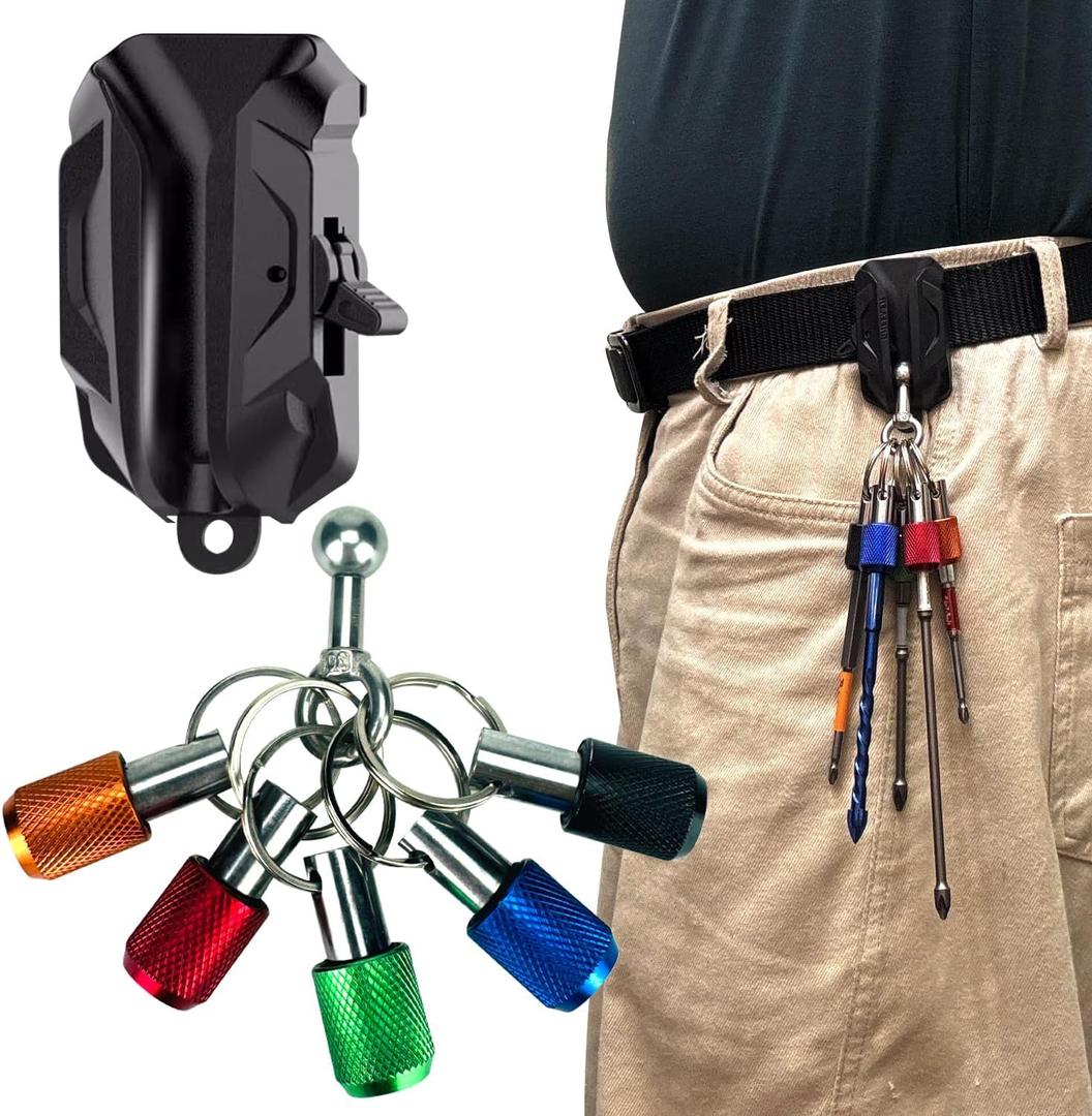 [MAGG HEVI] Tool Holster - Self Locking Multi Tool Holder - Improve The Way You Carry Your Power Drill, Driver, Multitool, Pneumatic, Multi-Tool and More on Your Belt (Quick-Change Extension)