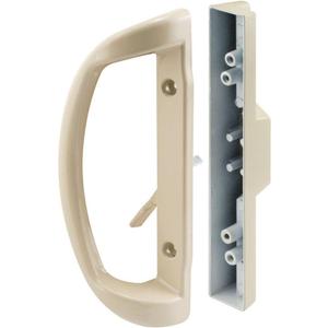 Prime-Line C 1327 Almond Diecast, Inside and Outside Mortise Style Patio Door Handles (Single Pack)
