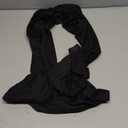 Instant Chiffon Hijab Set 3-in-1 Scarf with Built-in Magnets and Undercaps Head Wraps with Model Cap (Black)