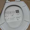 Bemis 730SLEC Slow Close Toilet Seat, Easy Clean Hinges and Durable Plastic Seat, Made in USA, Round, White