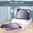 ProCase Smart Case for Galaxy Tab A11+ Plus/A9+ Plus 11 Inch, Slim Stand Hard Back Shell Protective Tablet Cover Folio Case for 11" Galaxy Tab A11+ Plus 2025/A9+ Plus 2023 -Black