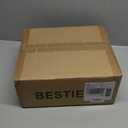 Bestier Gold Modern Pendant Chandelier Crystal Raindrop Lighting Ceiling Light Fixture Lamp for Dining Room Bathroom Bedroom Livingroom entryway 1 E26 Bulbs Required D13 in x H16 in