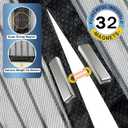 Door Net Screen with Magnet, Fits 60" x 80" Doors, 36 Magnets Auto Close