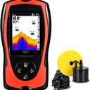 LUCKY Portable Fish Finder Handheld Kayak Fish Finders Wired Fish Depth Finder Sonar Sensor Transducer for Boat Fishing Sea Fishing