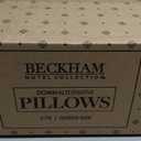 Beckham Hotel Collection Bed Pillows Standard/Queen Size Set of 2 - Original Soft Down Alternative Pillow for Sleeping - Soft Support for Back, Stomach or Side Sleepers (White)