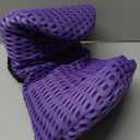 Lumbar Support Pillow,a backrest Pillow Used to Relieve Lower Back Pain,ergonomically Designed with Straps That can be Easily Secured to Office Chairs,Cars,beds,and Other Items.Purple