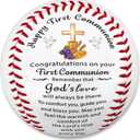 First Communion Gifts for Boys 8-12 Baseball Lovers - Religious Christian Easter Basket Stuffers for Boys Men Teens Catholic Baptism Gifts Confirmation Gift for Teenage End of Season Sports Present