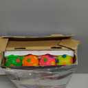 Wettarn 24 Pcs 2.6 Inch Bouncy Light up Ball for Kids LED Flashing Spiky Sensory Stress Balls Fidget Sensory Glow Toys Carnival Prizes Bulk School Halloween Christmas Party Favor(Soccer)