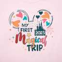 Magical Shirts for Girls Animal Kingdom Shirt Kid Magic Princess T Shirt Castle Graphic Tees Summer Short Sleeve Tops (18-24 Months, Pink)