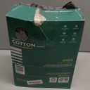 THREAD SPREAD 100% Organic Cotton Sheets King Size - 4 PC Organic Cotton King Percale Weave Sheet Set, Soft, Cooling, Crisp & Breathable, 16" Deep Pocket Hotel Quality Bedding Set - Dark Grey