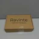 Ravinte 30 Pack Solid 3-1/2 Inch Kitchen Square Cabinet Handles Matte Black Pulls Drawer Pulls Kitchen Cabinet Hardware Flat Black Handles