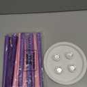 7 Inch Christmas Advent Candle Holder with 12 Taper Candles Candlestick Advent Wreath Candleholder Tray for 4 Candles Christmas Table Centerpiece Party Decorations(White,Classic)