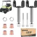 10L0L Complete Front End King Pin Kit for Club Car Precedent 2003.5-up Gas/Electric Golf Cart, OEM# 102287201 103638601 103638801