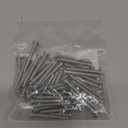 No. 8-32 x 1-1/2" Stainless Truss Head Phillips Machine Screw, (50 pc), 18-8 (304) Stainless Steel Machine Screws, UNC Full Thread, Plain Finish by Bolt Dropper