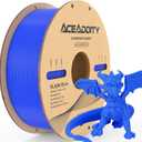 PLA+ Filament 1.75mm, Flash PLA High Speed 3D Printer Filament, Dimensional Accuracy +/- 0.02mm, 1kg(2.2lbs) Cardboard Spool 3D Printing Filament Fits for Most FDM 3D Printers (1kg Blue)