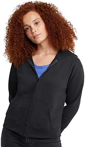 Hanes Women's EcoSmart Full-Zip Hoodie Sweatshirt L