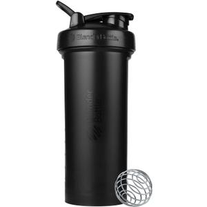 BlenderBottle Classic V2 Shaker Bottle Perfect for Protein Shakes and Pre Workout, 45-Ounce, Black