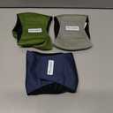 Paw Legend Washable Dog Belly Band Wrap Diapers for Male Dog | High Absorbing Puppy & Doggy Diapers Male (3 Pack,Army,Grey,Navy,Small)