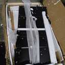 VECELO Small Bar Table and Chairs Tall Kitchen Breakfast Nook with Stools/Dining Set for 2, Storage Shelves, Space-Saving, Gray