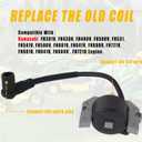 2Pcs Ignition Coil 21171-7034 Compatible with Kawasaki FH381V FH430V FH480V FH500V FH531 FH541V FH580V FH601V FH641V FH680V FH721V FH601D FH641D FH680D FH721D