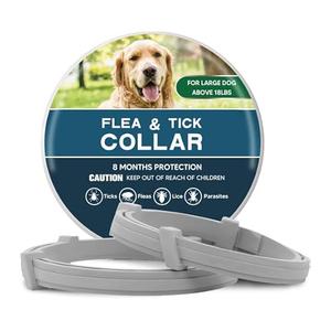 Dog Flea Collar, Flea Collars for Dogs, 8 Months Protection, Adjustable Flea Tick Collar, 1P