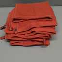 Mia'sDream Natural Cotton Waffle Weave Kitchen Tidy Dish Cloths Drying Rags Cleaning Cloth, Soft and Absorbent Kitchen Hand Towel Washcloths, 12inchx12inch 6 Pack (Brick Red)