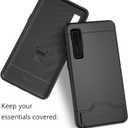 2 x Teelevo Wallet Case for Onyx Boox Palma 6.13", Dual Layer Case with Card Slot Holder and Kickstand for Onyx Boox Palma 6.13" - Black