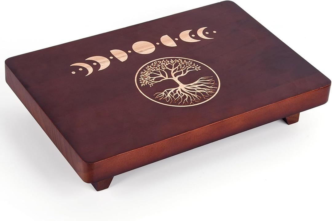 Small Altar Table, Meditation Tables, Altar Tables, Wooden Altar Table is Used for Witch Worship, Wiccan Alter Table for Practicing Tarot Card