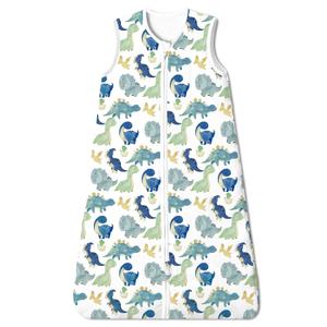 TotAha Dinosaur 1.0 TOG Toddler Sleep Sack 2T-3T-4T for Girls Boys, Buttery Soft Sleeping Sacks with 2-way Safe Zipper, Premium All Season Sleep Bag
