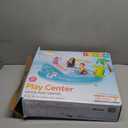 Intex Gator 6.6' x 5.6' x 4" Outdoor Inflatable Kiddie Pool Water Play Swim Center