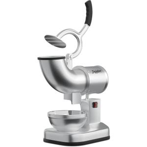 Electric Ice Shaver, Stainless Steel Dual Blade Ice Crusher 440LBS/H, Commercial Shaved Ice Machine, Snow Cone Machine for Home, Commercial, Restaurants, Bars, Party