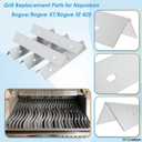 Grill Parts for Napoleon Rogue 425 Rogue SE 425 Rogue XT 425 Freestyle 425 RXT425SBNMK-1-A RXT425SIBPK-1, Grill Grate, Heat Plate & Burner Replacement Parts for Napoleon Grill Accessories