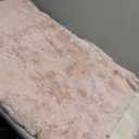 Small Pink Fuzzy Faux Rabbit Shaggy Fur Rug Furry Washable Runner Rug 2x6 Fluffy Rugs for Bedroom Living Room Nursery Rugs Teen Room Dcor