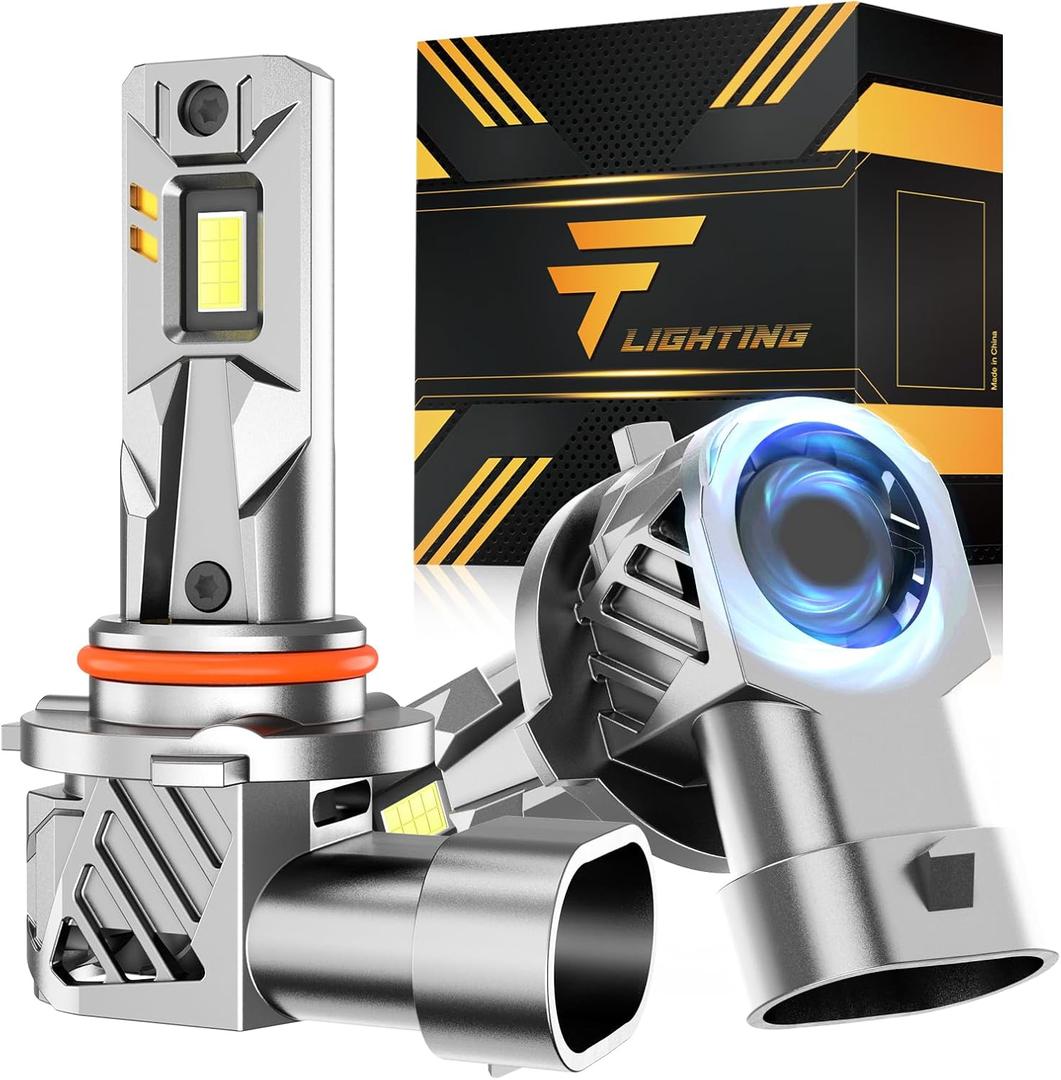 9005 9006 Led Bulb, HB3/HB4 32000LM Super Bright Fog Lights, 6500K Cool White Led Fog Light Bulb, IP67 Waterproof, 99% CANBUS Ready, Pack of 2