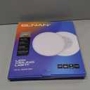 BLNAN Dimmable LED Flush Mount Ceiling Light Fixture with Remote Control, 12Inch 24W 3000K-6500K Light Color Adjustable, Modern Ultra-Thin Ceiling Lamp for Bedroom Kitchen, Wired (White)